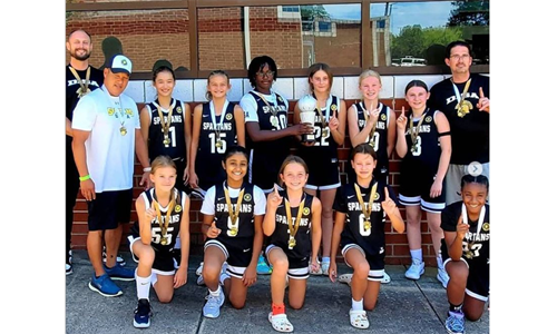 2029 D1SA Lady Spartans summer league champions! 